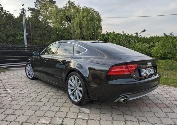 Audi A7 cena 64999 przebieg: 308800, rok produkcji 2011 z Dzierżoniów małe 154